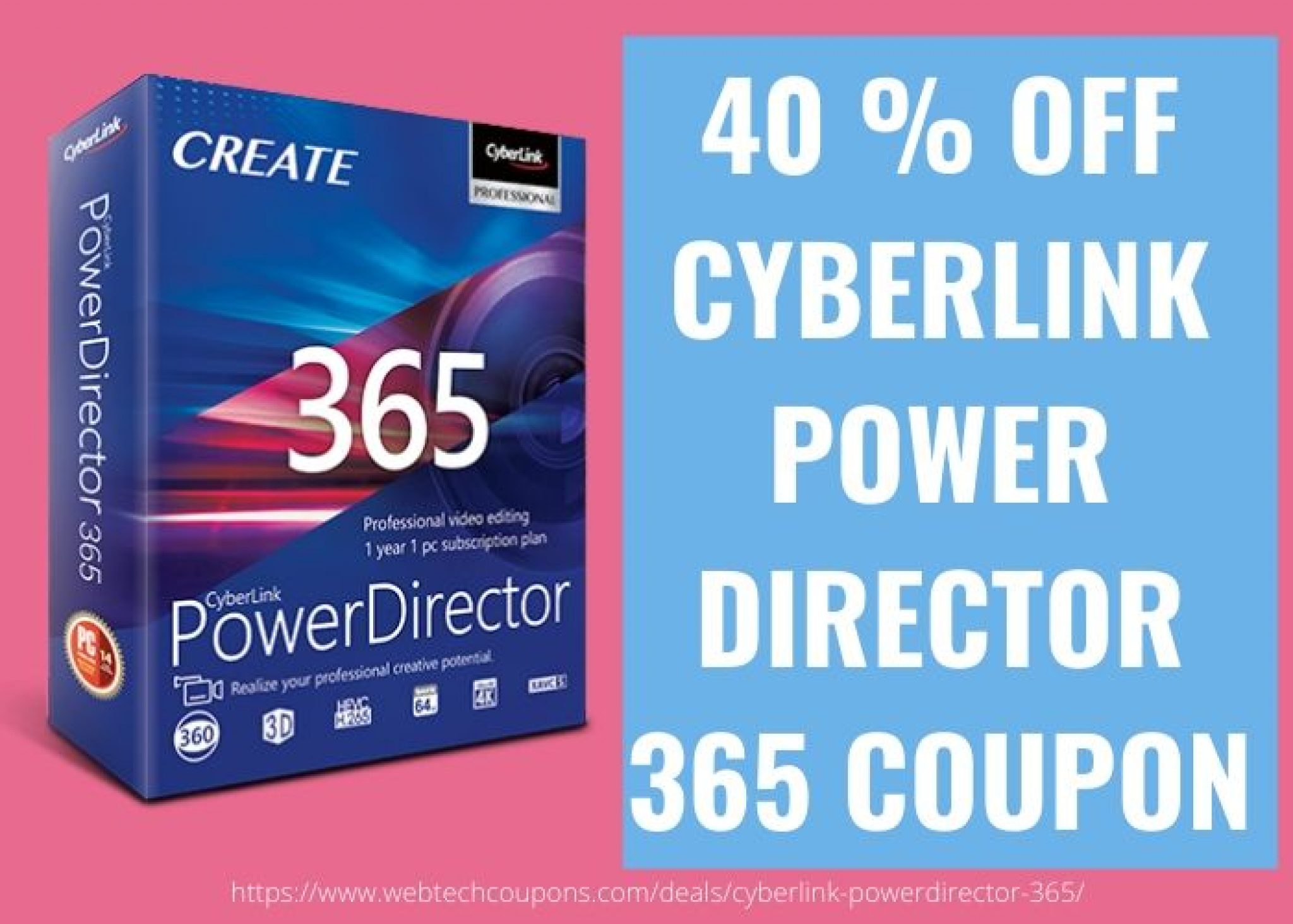 coupon code for powerdirector 365