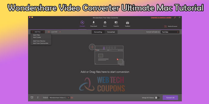 wondershare video converter ultimate discount coupon