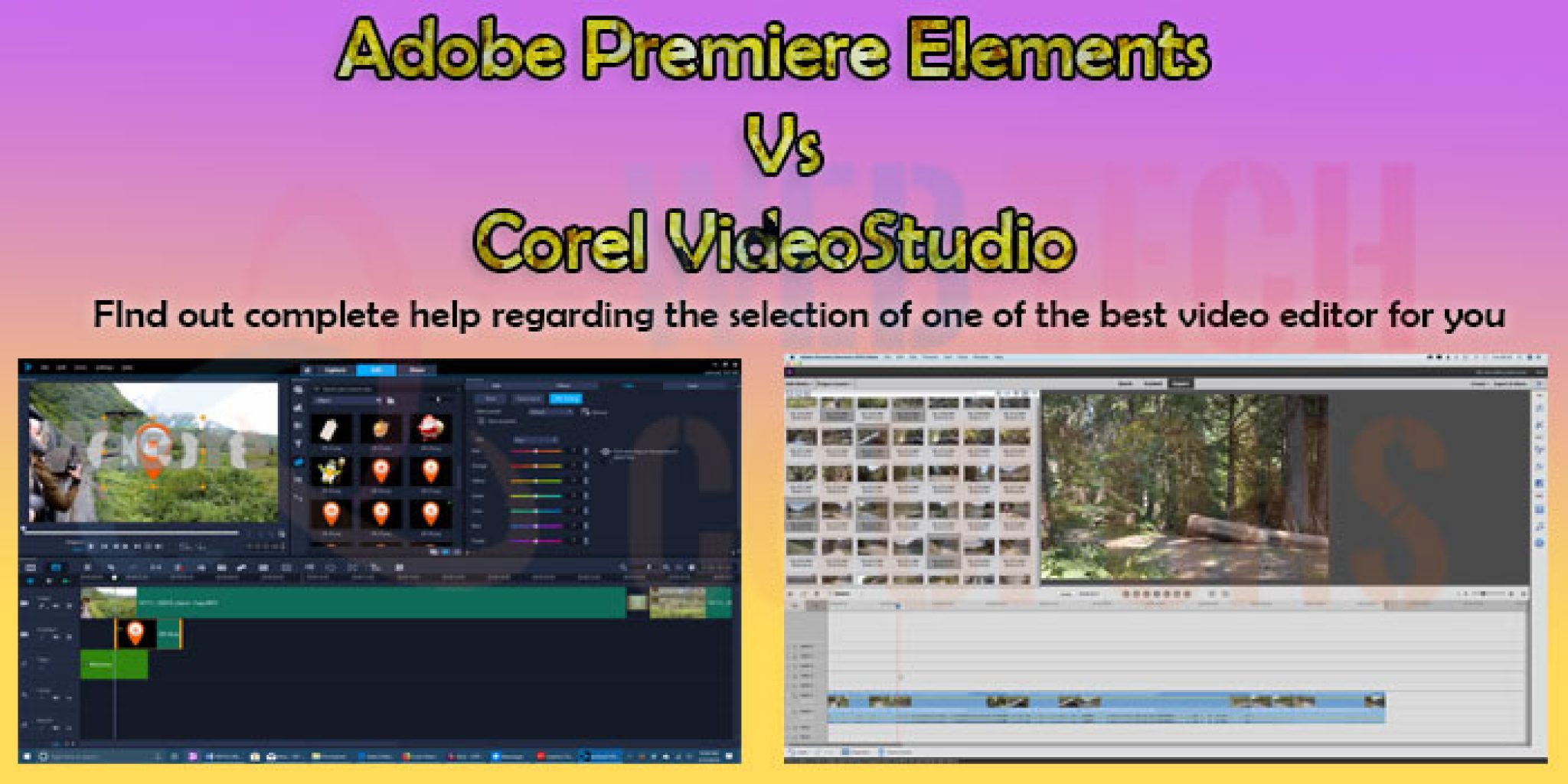 corel vs adobe video editing