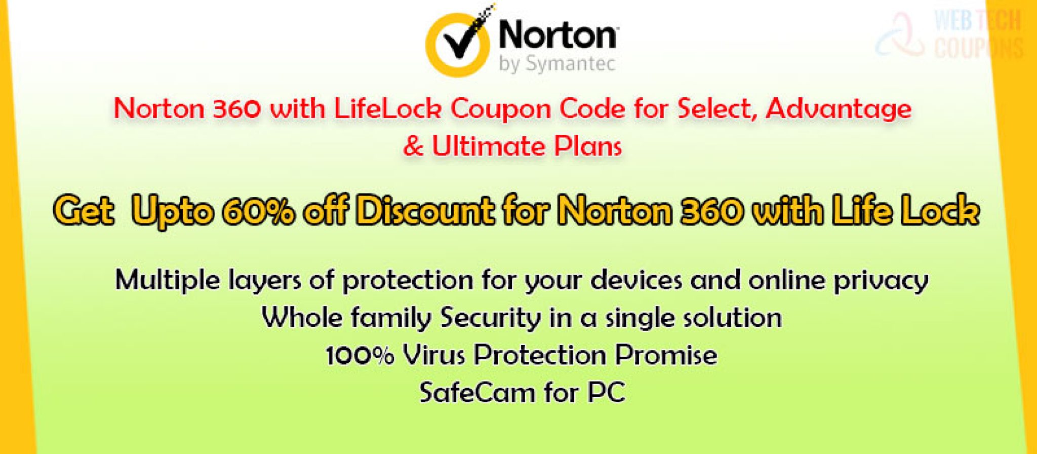 Norton 360 with LifeLock Coupon & Promo Code 2023 for Select