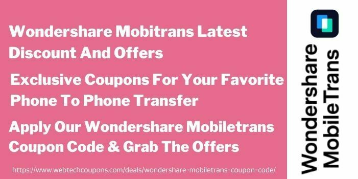 wondershare mobiletrans coupon