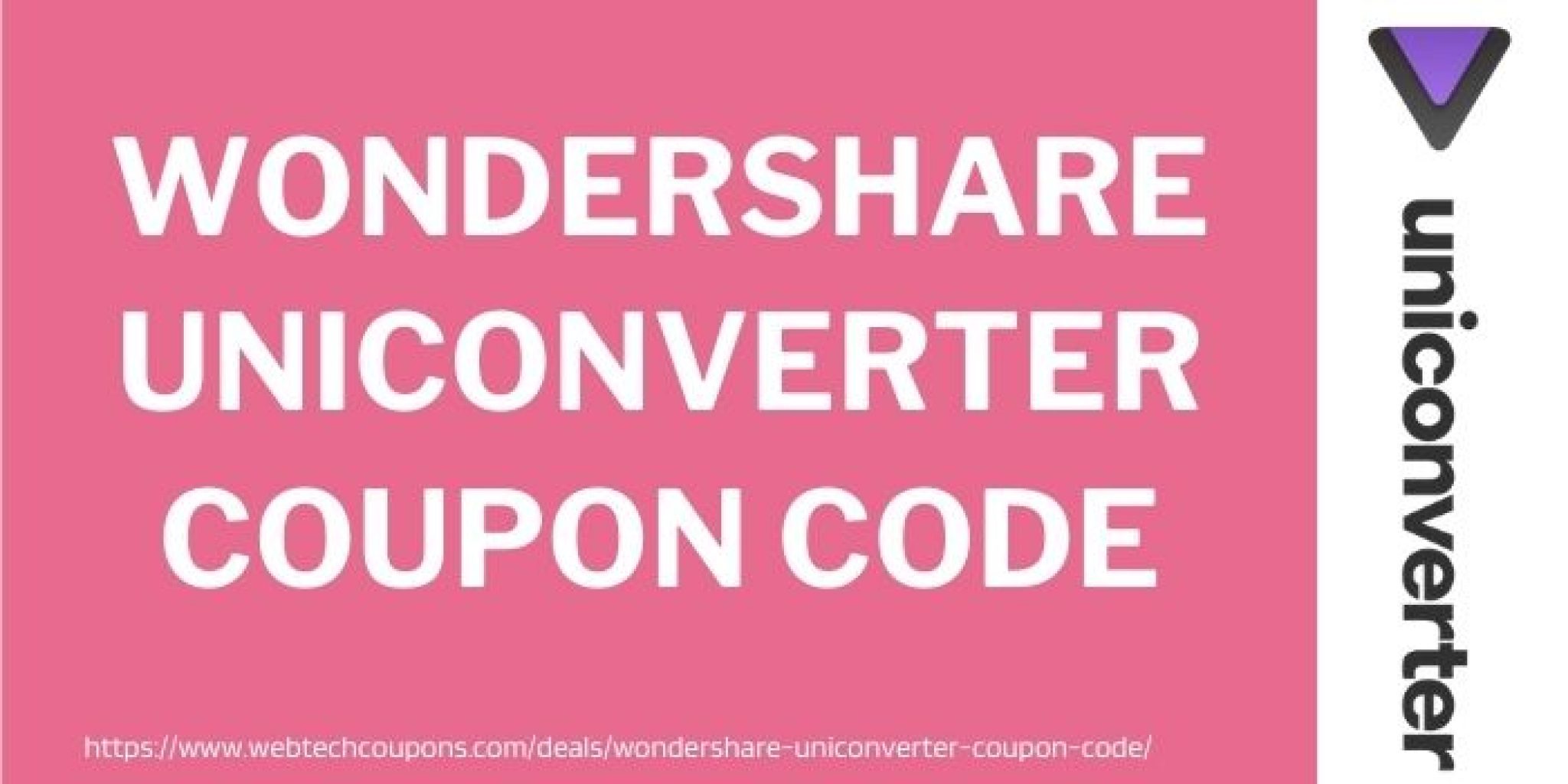 wondershare uniconverter discount coupon
