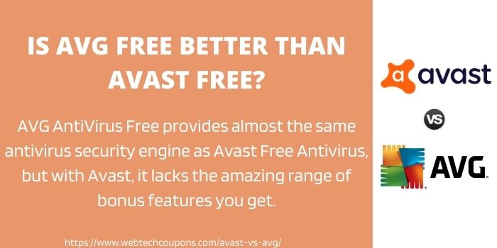 avg or avast free for windows 10 which is better