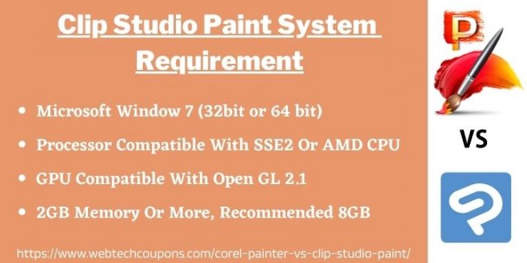 clip studio paint pro vs corel painter essentials