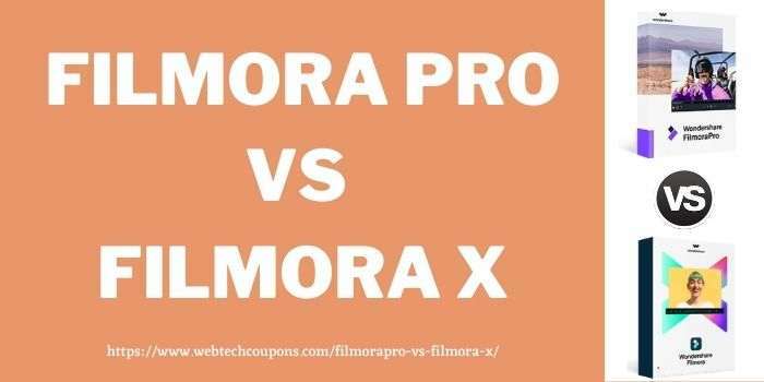 wondershare filmora x vs pro