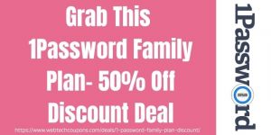 1password family plan