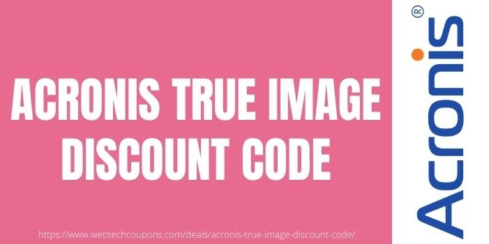 acronis true image home coupon